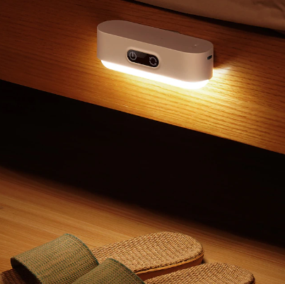 Human Sensing Night Light Dimming Night Lamp USB Rechargeable Eye Protection Desk Light Dormitory Bedroom Bathroom Corridor Stair Lighting