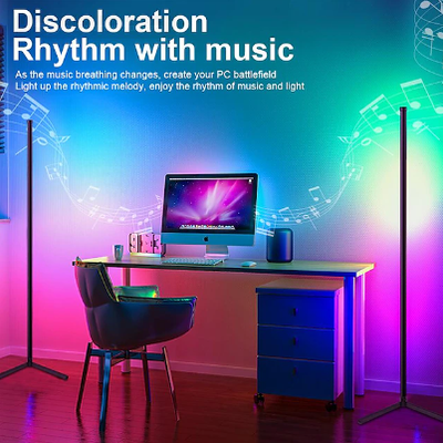 Remote Control RgbPhantomFloor Lamp Bluetooth Disassembly SplicingFloor Lamp Led Corner Atmosphere Lamp Corner Lamp