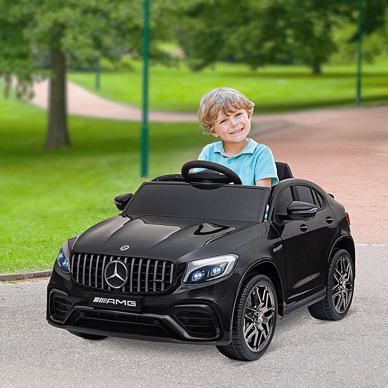 Aosom Officially Licensed Kids Ride-On Car 12V Electric Ride On Car Perfect Toy Gift with Remote Control Suspension Wheel, Black