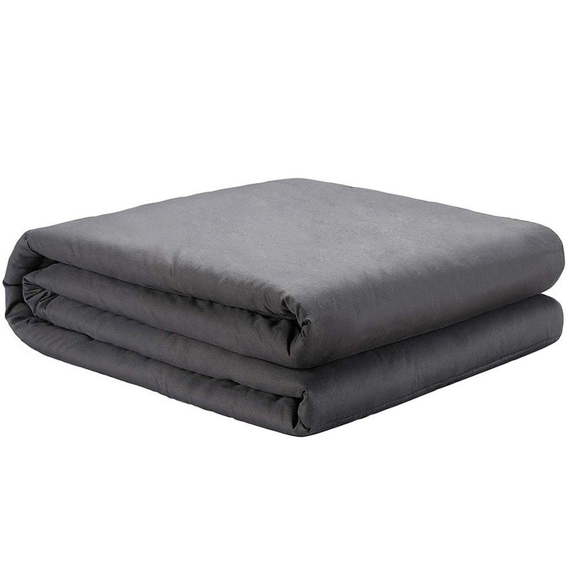 DreamZ Single Dark Grey 5kgs Polyester Weighted Blanket