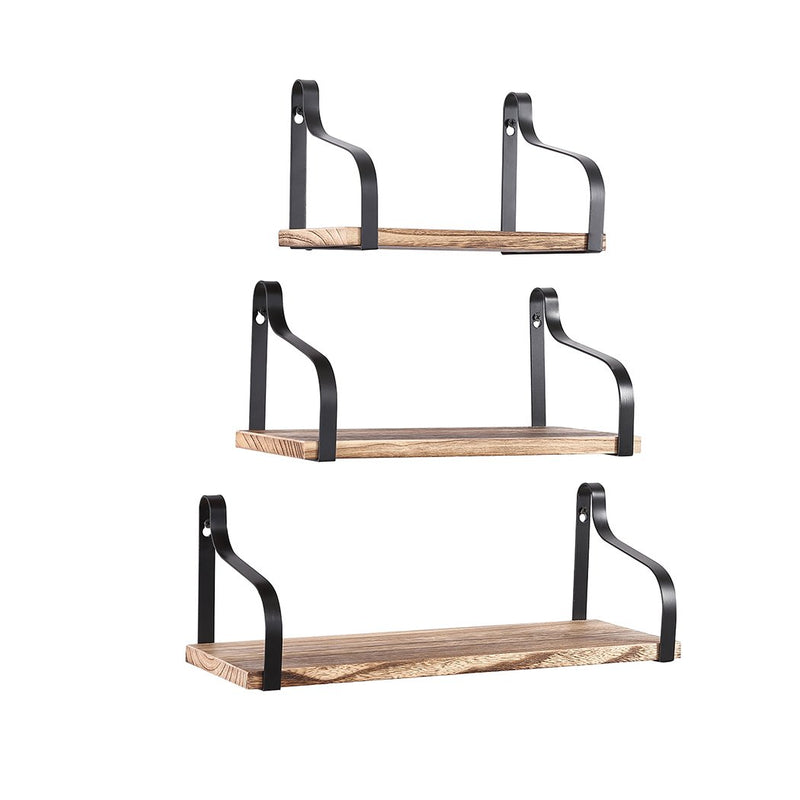 Floating Shelves Wall Mounted Set of 3