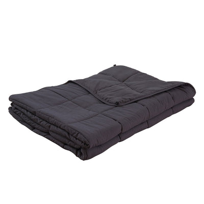 DreamZ Single Dark Grey 5kgs Polyester Weighted Blanket