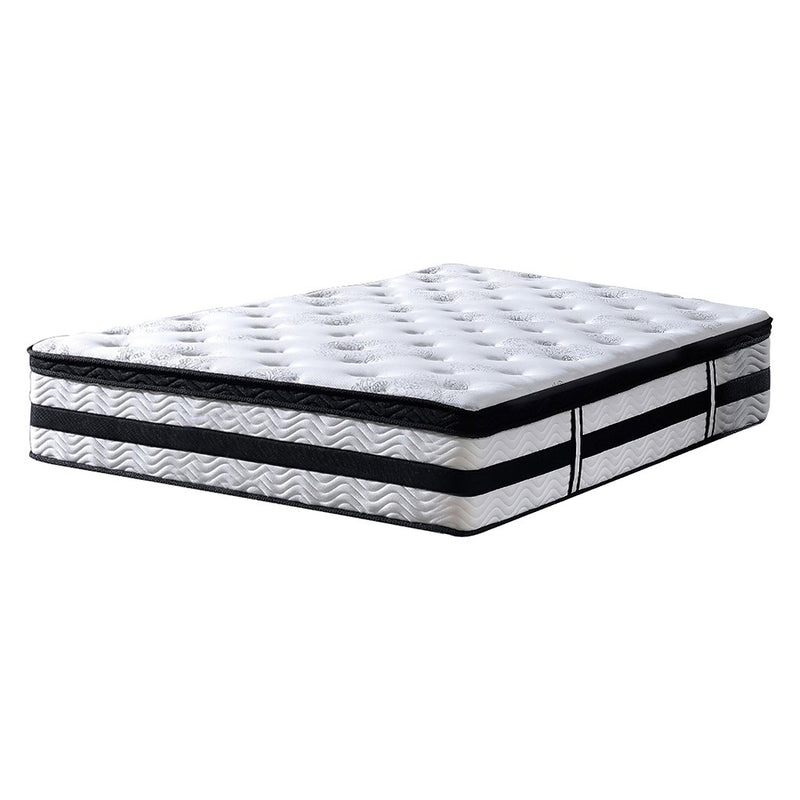 DeramZ 35CM Thickness Euro Top Egg Crate Foam Mattress in Queen Size