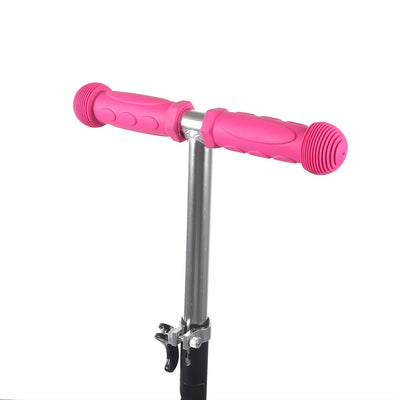 Monvelo Pink Scooter for Kids Deluxe 3 Wheel Glider with Kick And Go Lean 2 Turn