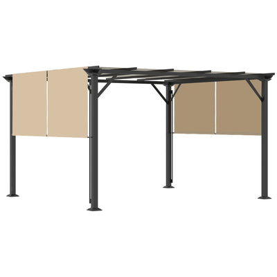 Deck &amp; Backyard 11.8&apos; x 10&apos; Cabana w/ Steel Frame with Stakes &amp; Unique Design