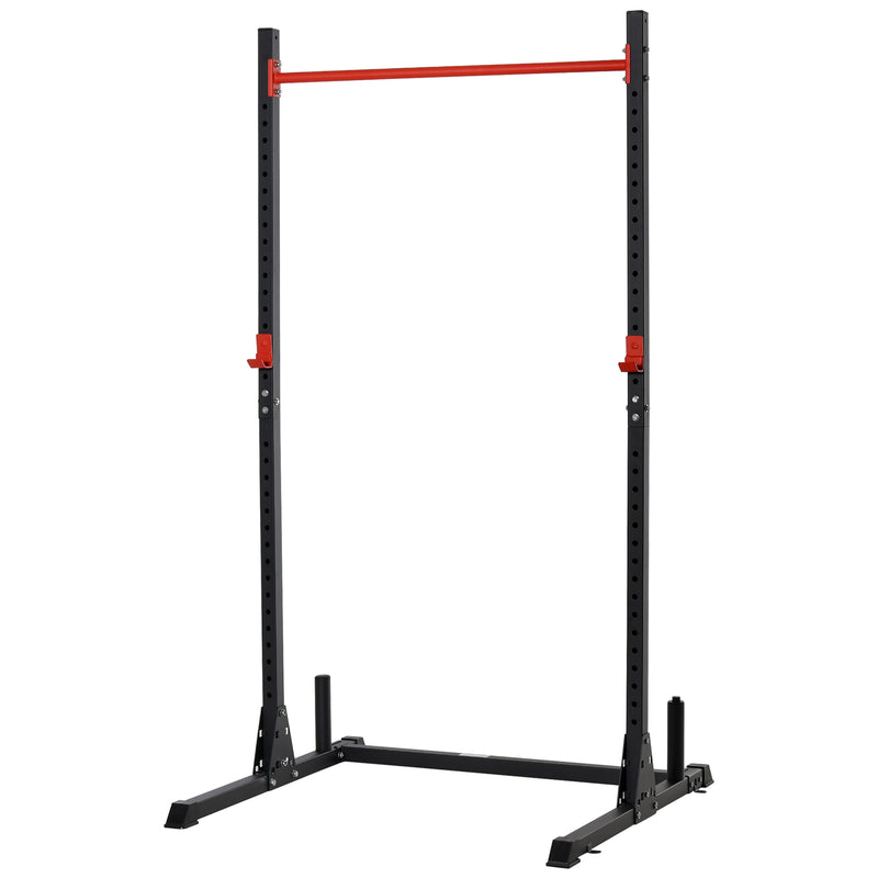 Power Squat Rack Adjustable Height Strength Training Fitness  Pull Up