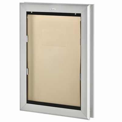 2 Way Locking Pet Door, Aluminium Cat Flap, w/ Magnetic Closure