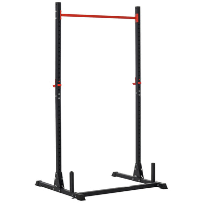 Power Squat Rack Adjustable Height Strength Training Fitness  Pull Up