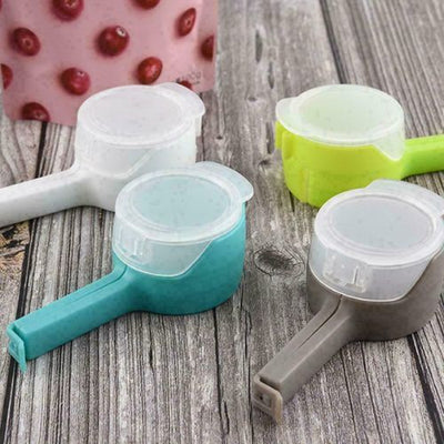 2x Seal Pour Food Storage Bag Clip Snack Sealing Clip Fresh Keeping Sealer Clamp