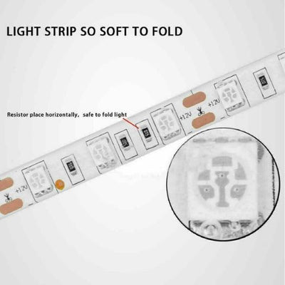 5050 LED Strips Light Waterproof IP65 DC12V Flexible 5M LED Ultra Bright Lights