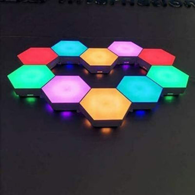 Hexagon Lights with Remote Control, Smart LED Wall Light Panels Touch-Sensitive