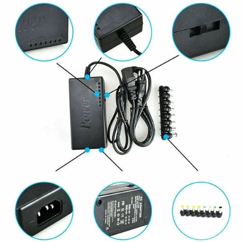 12-24V Universal Adjustable Power Supply Charger Adapter For Notebook Laptop CA