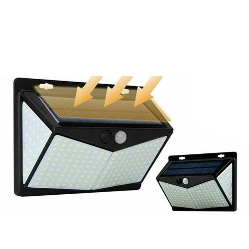 Solar Sensor Wall Light 208LED Motion Lights Outdoor Security Lamp Waterproof