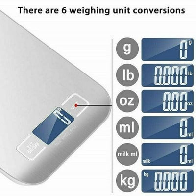 Kitchen Weight Scale Digital Multifunction Measuring Food Weighing Scale Cooking