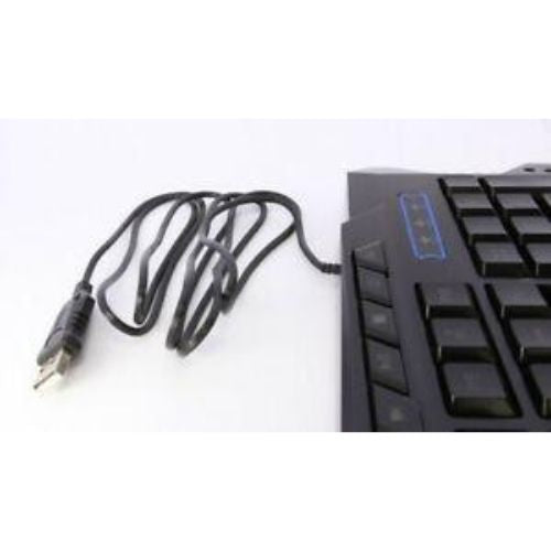 Backlit Pro Gaming USB Keyboard Multimedia Illuminated Color LED USB Wired