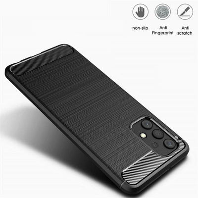 For Samsung Galaxy A32 5G Case - Carbon Fiber Shockproof Soft Back Cover