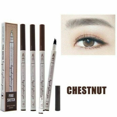 Microblading Eyebrow Pen Eyebrow Tattoo Pen Creates Natural Makeup Fork Tip