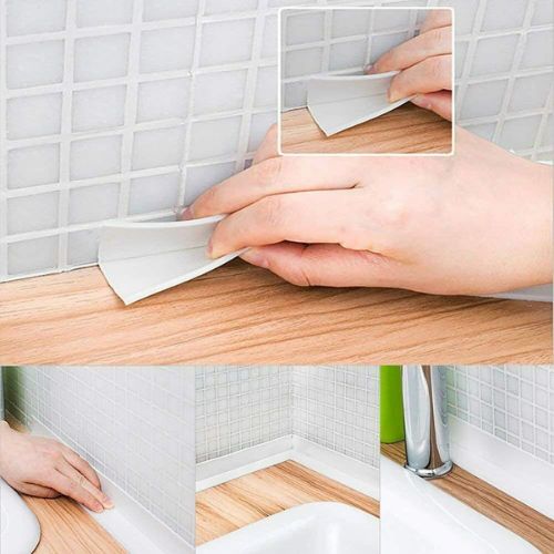 Waterproof Wall Corner Sealing Tape Self Adhesive Kitchen Bathroom Crevice Strip