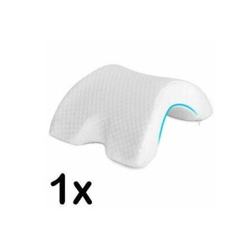 Arm Cuddling Curved Memory Foam Pillow Detachable Slow Rebound Tunnel Shaped THD