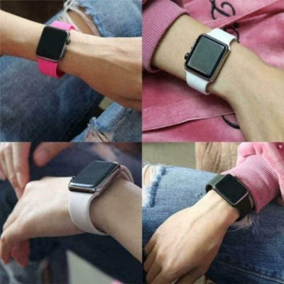 New Sports Silicone Bracelet Strap Band For iWatch Series 5 4 3 2  38/42mm