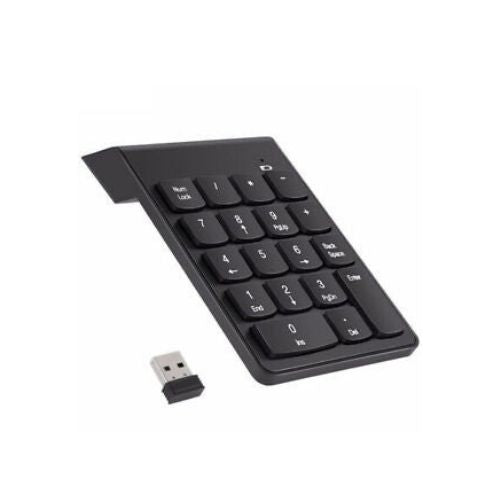 Wireless Numeric Keypad Cordless Number Keyboard Pad 18 Keys 2.4G