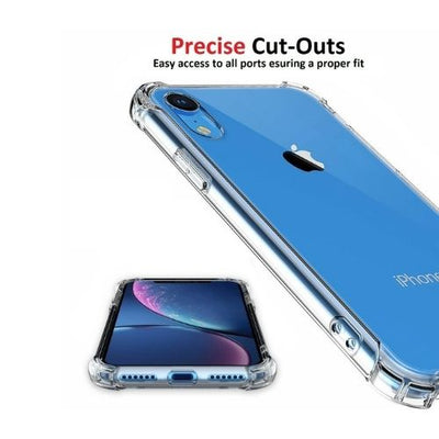 For iPhone 12 11 Pro XS Max XR 6s 7 8 Plus SE Clear Bumper Case Shockproof Cover