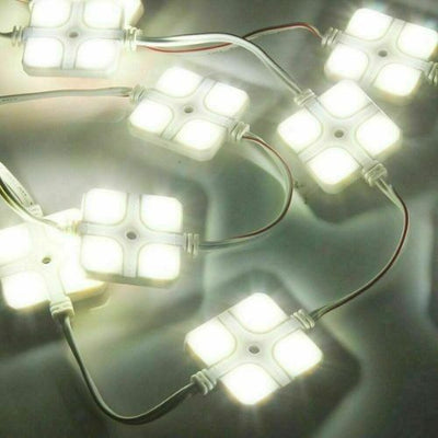 20Pcs 40 Led White Interior Lights Kit Ceiling Van Trailer Lorries Sprinter Boat