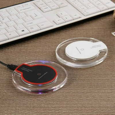 Qi Wireless Charger Charging For iPhone X XS MAX XR 8 Plus Samsung S10 S9 Plus