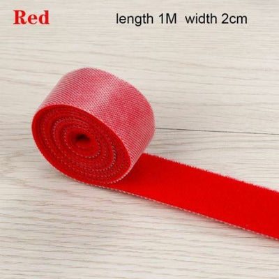 Hook-and-Loop Nylon Cable Straps Double-Sided self Adhesive Cable Fastening Tape