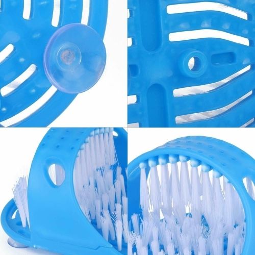 Simple Feet Cleaner Foot Scrubber Feet Shower Spa Easy Cleaning Brush Slippers