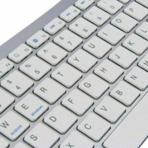 Slim Bluetooth Wireless Keyboard & 2.4GHZ Optical Mouse for Android Windows PC