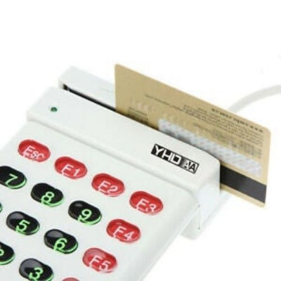 USB Magnetic Stripe Card Reader Credit Card w/ Numeric Keypad POS