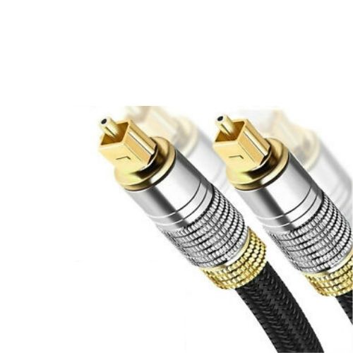 Premium Optical Fibre Digital Audio Gold Plated Cable Lead Cord Toslink 1M- 10M