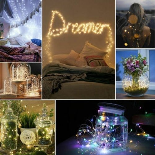 LED String Light Outdoor Warm White Lights Bedroom Fairy Garden Lighting Strip