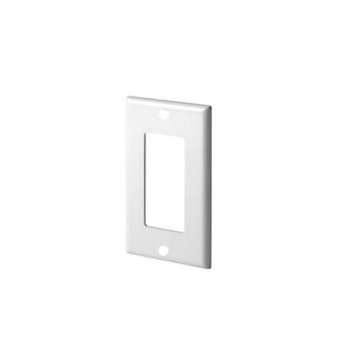 Single Gang Receptacle Decorator Wall Plate