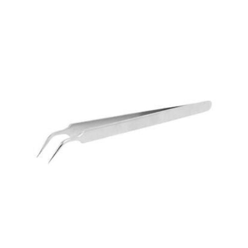 15cm Precision Stainless Steel Tweezers Curved Straight Forceps Hand Repair Tool