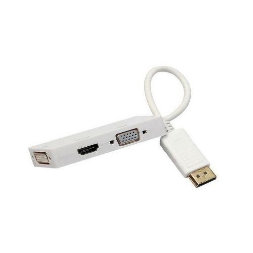 Display Port to HDMI VGA DVI Adapter Converter Thunderbolt DP for MacBook and PC