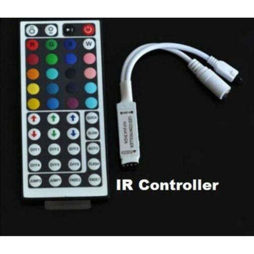 LED Strip Light controller 44 Key IR Infrared Wireless Remote with IR Receiver