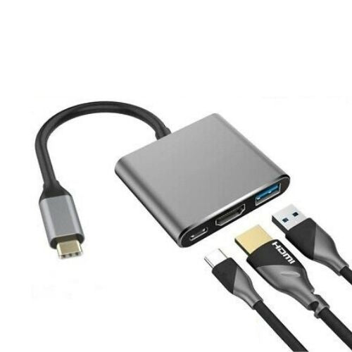 USB Type-C 3.1 to HDMI USB 3.0 Type-C 4K Adapter Converter For Macbook Laptop