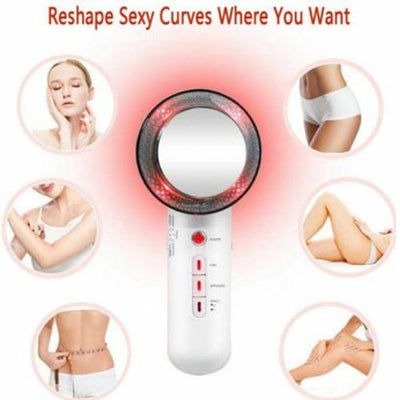 3 in 1 Body Shaping Massage Ultrasonic Fat Burning Weight Loss for Skin Care Hip