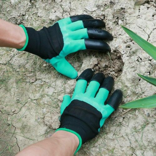 Garden Gloves with Claws for Digging Planting Gardening ABS Tool for Home Pot