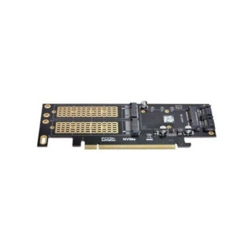 PCI Express PCI-E 3.0 Dual SATA to NGFF NVME MSATA M-Key B/M-Key Adapter 3in1