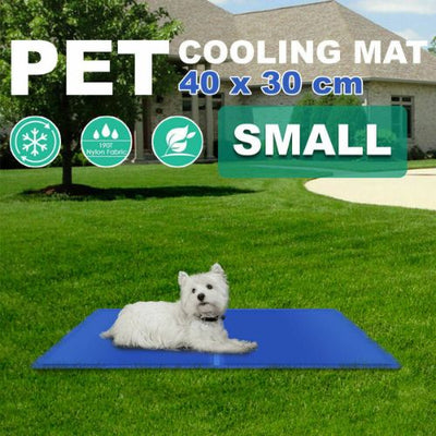 Gel Cooling Mat Dog Cat Pet Cool Pad Summer Hot Weather Bed Cushion Indoor