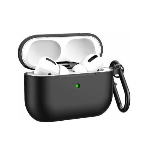 Silicone Airpod Pro Case Soft Cover With Belt Clip For Apple AirPods Pro 2019