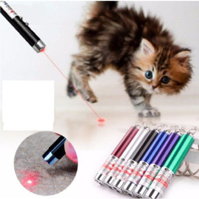 New Pet Dog Cat Toys LED Laser Pointer light Pen Bright Cute Paw Animation Toys