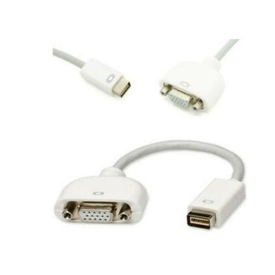 Mini DVI To VGA Adapter Video Cable For Apple ImAC Powerbook G4 Macbook