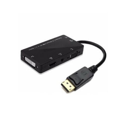 4 in 1 Display Port DP to VGA HDMI DVI Audio Adapter Cable Converter For PC