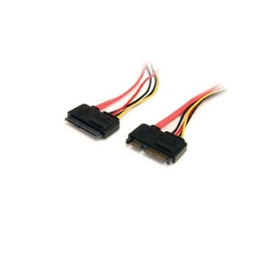 12IN Male to Female 7+15 Pin Serial ATA SATA Data Power Combo Extension Cable