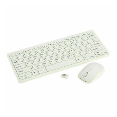 Wireless Keyboard and Mouse Combo Set Optical Mouse for PC Laptop with Receiver