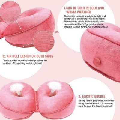 Dual Comfort Cushion Lift Hip Up Seat Beauty Butt Cushion Memory Sponge cotton